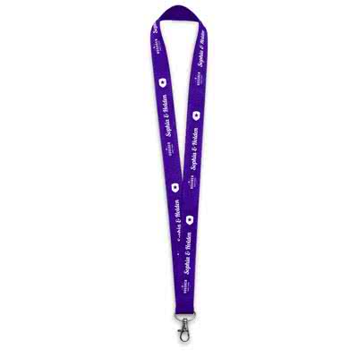 Lanyard polyester serigraphie - 20mm