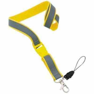 Lanyard reflechissant sécurité chantier