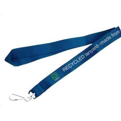 Lanyard écologique tour de cou en PET recyclé